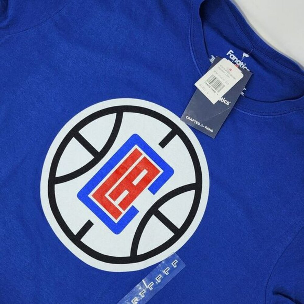 Los Angeles Clippers‎ Fanatics Branded Primary Logo Blue T-Shirt Men's Large NWT